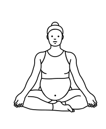 Pregnancy Yoga Icon